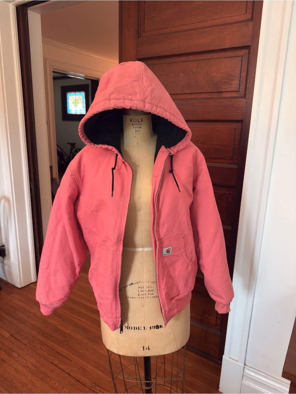 Vintage Pink Carhartt Duck Canvas Jacket